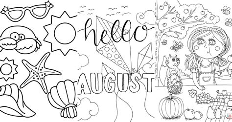 15 august coloring pages|August Coloring Pages .